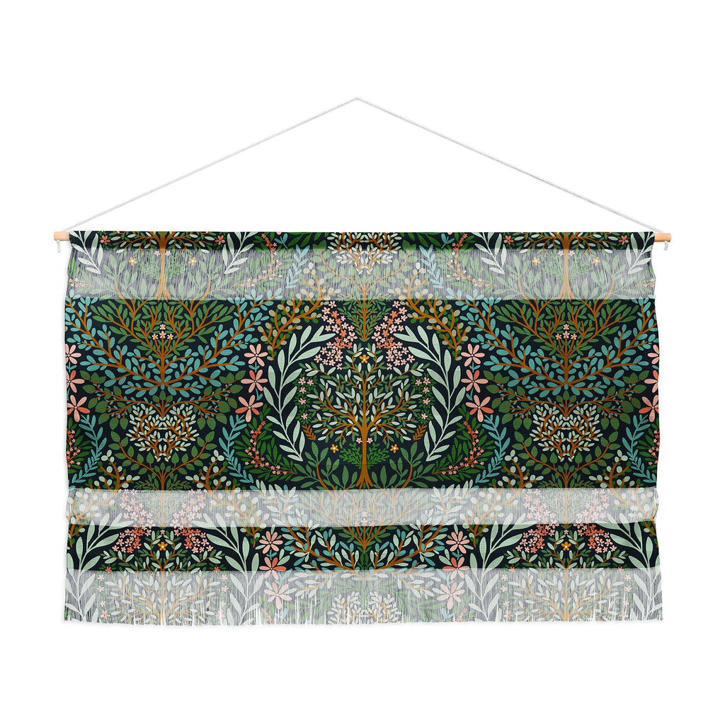 Marta Barragan Camarasa Enchanted Woodland Oasis Wall Hanging Landscape