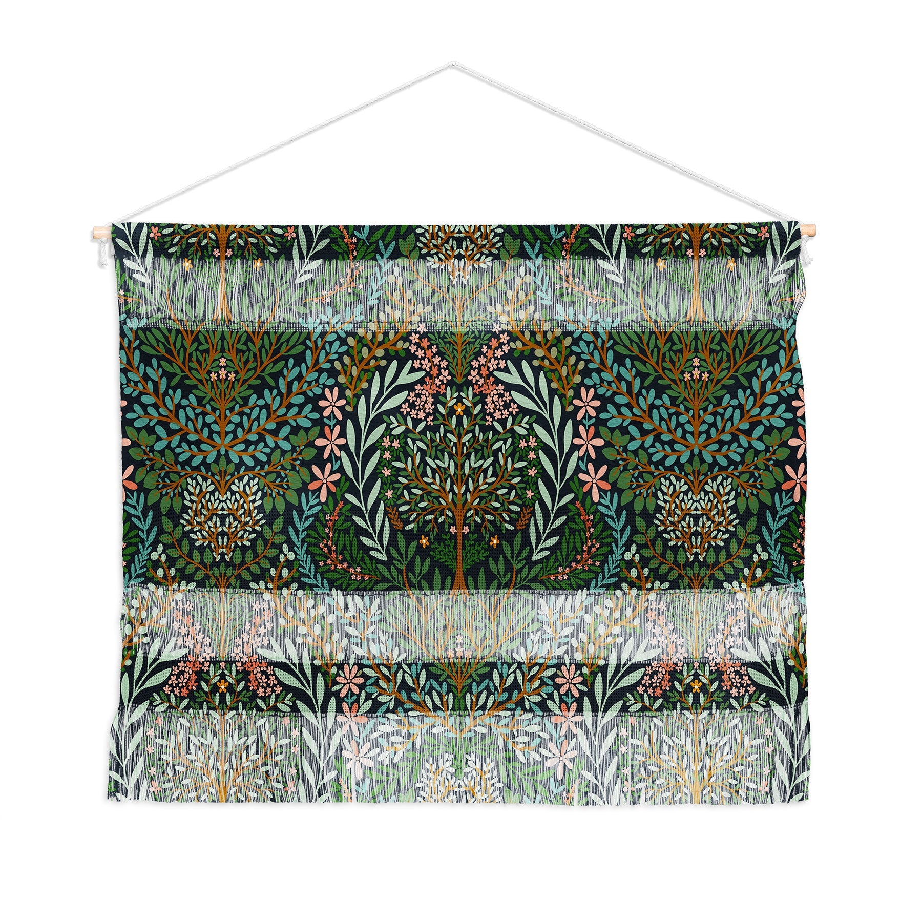 Marta Barragan Camarasa Enchanted Woodland Oasis Wall Hanging Landscape