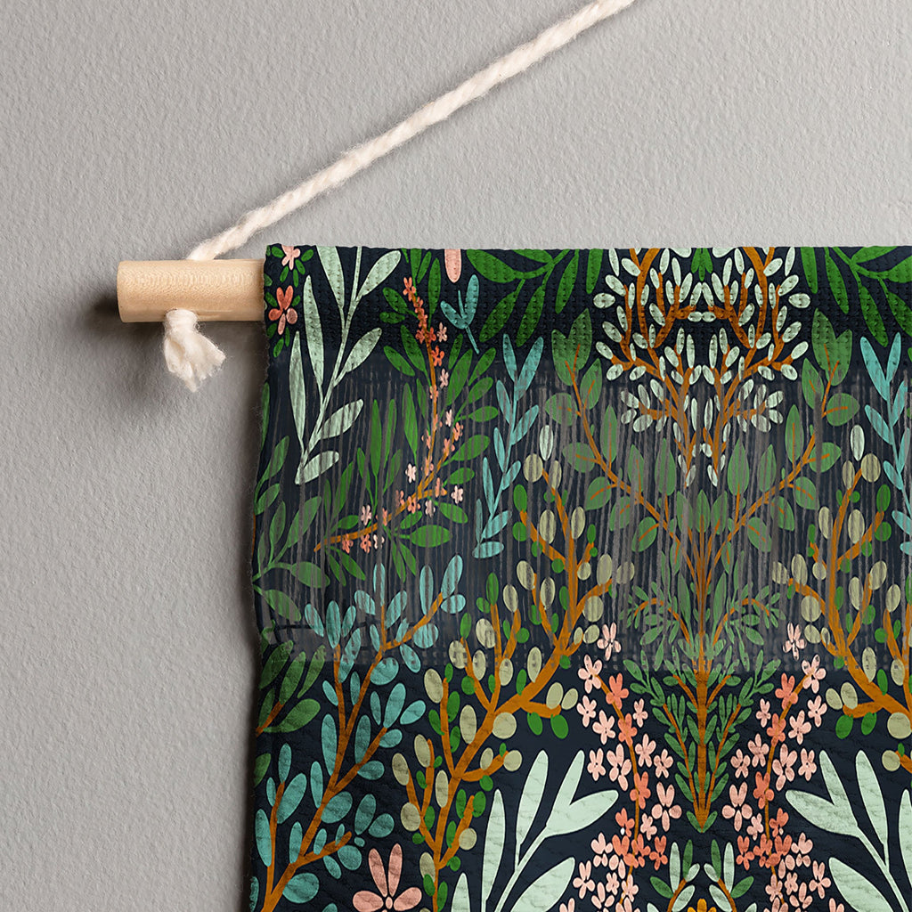Marta Barragan Camarasa Enchanted Woodland Oasis Wall Hanging Portrait