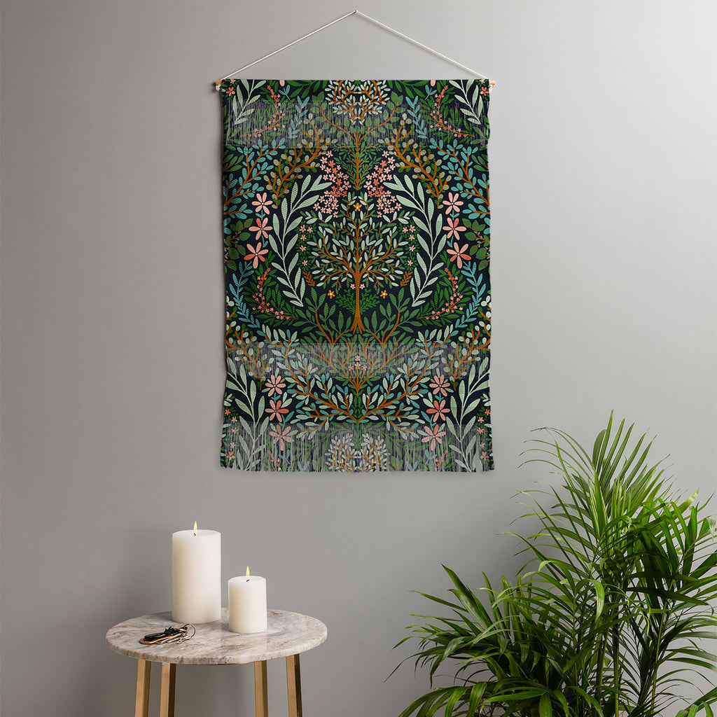 Marta Barragan Camarasa Enchanted Woodland Oasis Wall Hanging Portrait