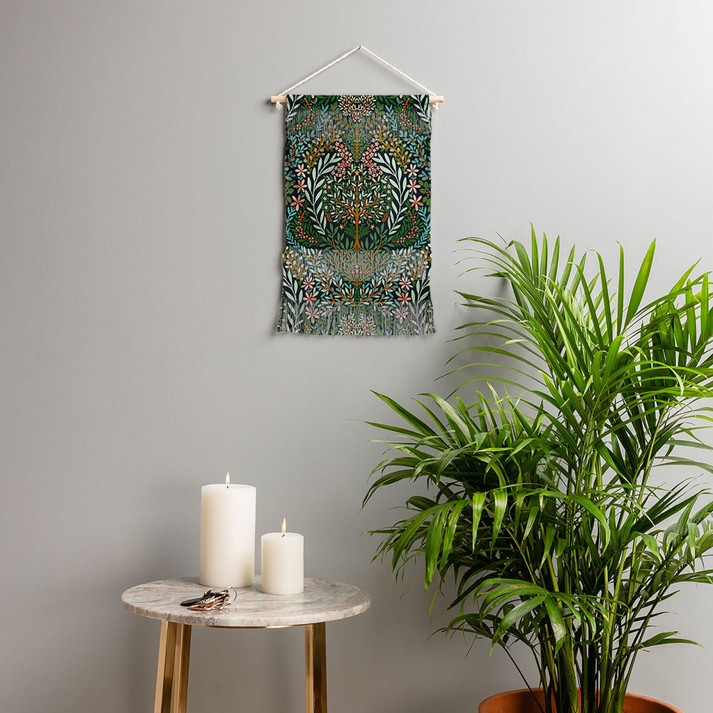 Marta Barragan Camarasa Enchanted Woodland Oasis Wall Hanging Portrait