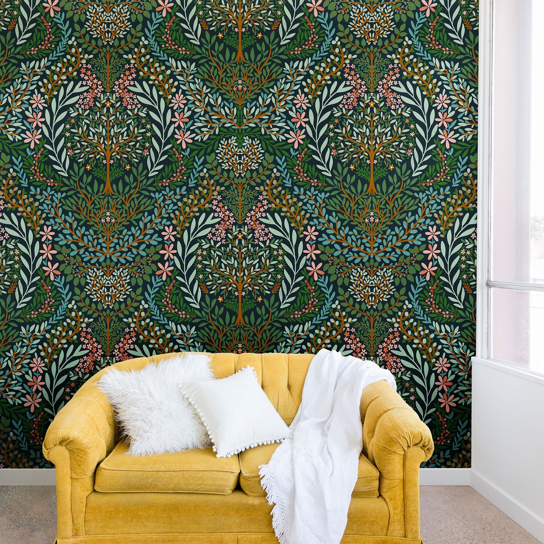 Marta Barragan Camarasa Enchanted Woodland Oasis Wall Mural