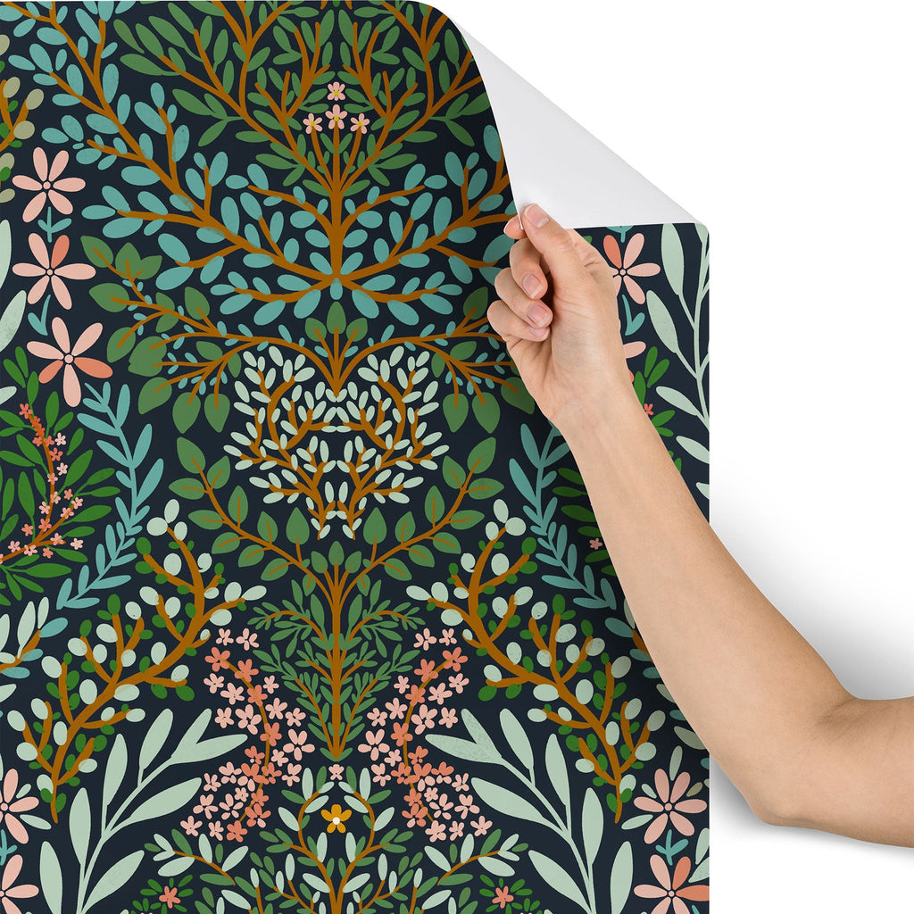 Marta Barragan Camarasa Enchanted Woodland Oasis Wallpaper