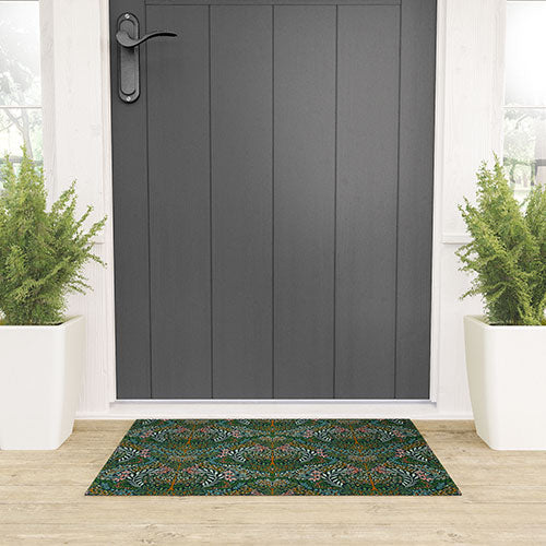 Marta Barragan Camarasa Enchanted Woodland Oasis Welcome Mat