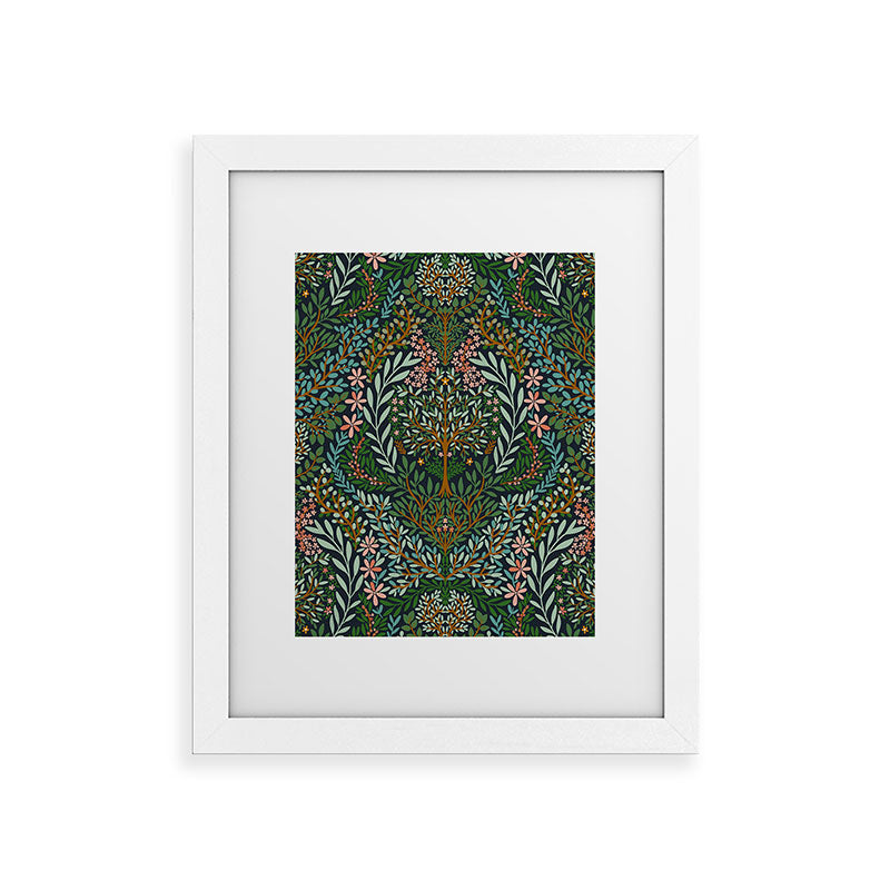 Marta Barragan Camarasa Enchanted Woodland Oasis Framed Art Print