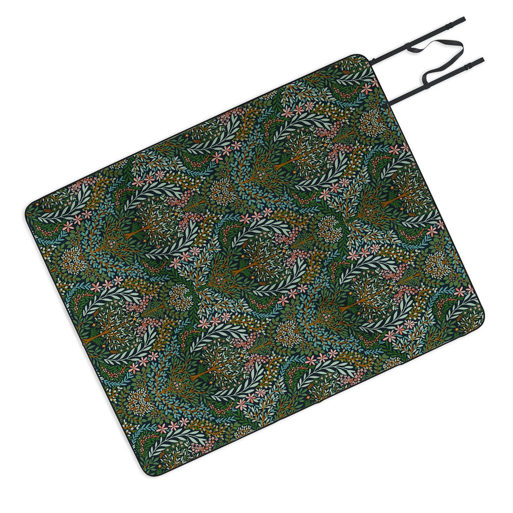 Marta Barragan Camarasa Enchanted Woodland Oasis Picnic Blanket