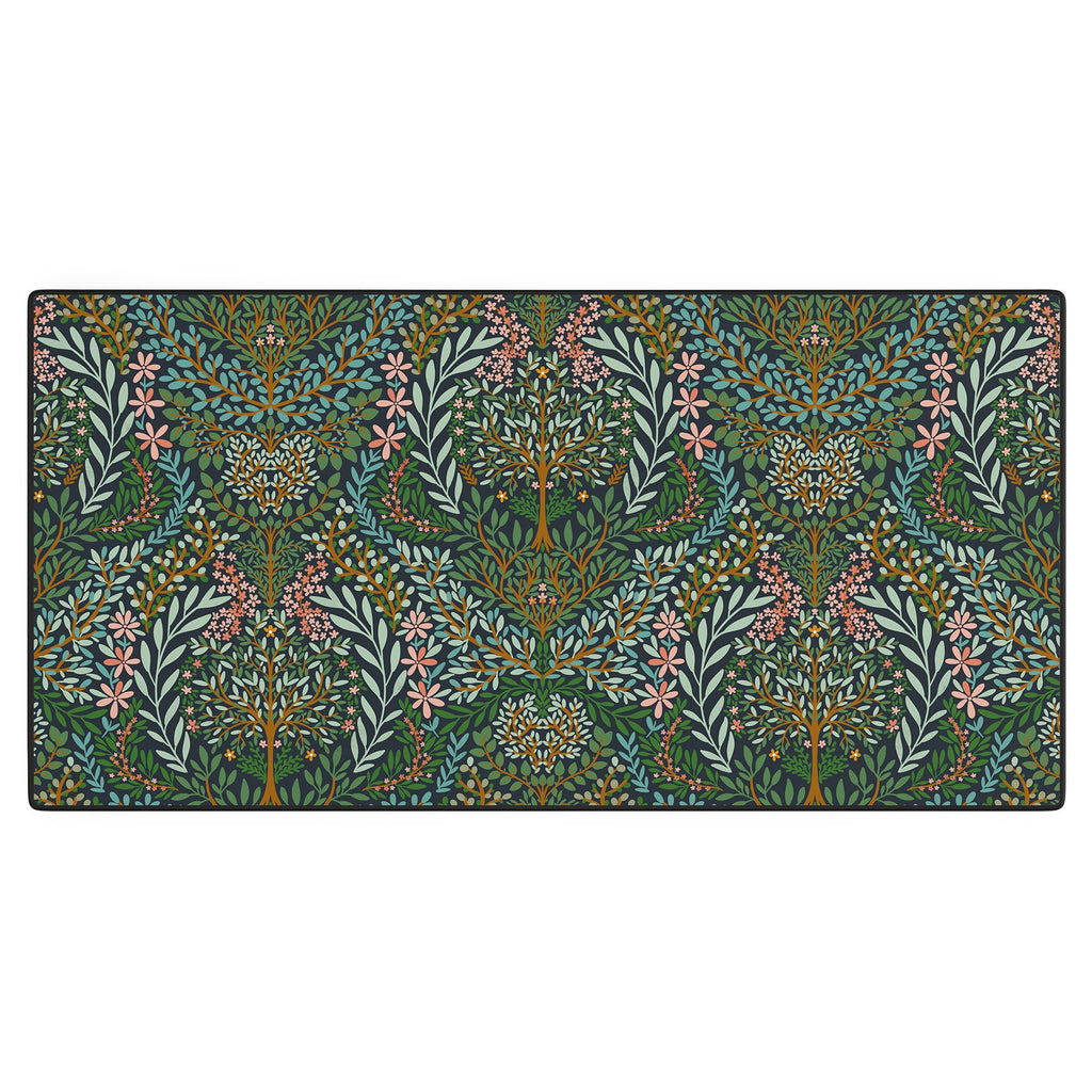 Marta Barragan Camarasa Enchanted Woodland Oasis Desk Mat