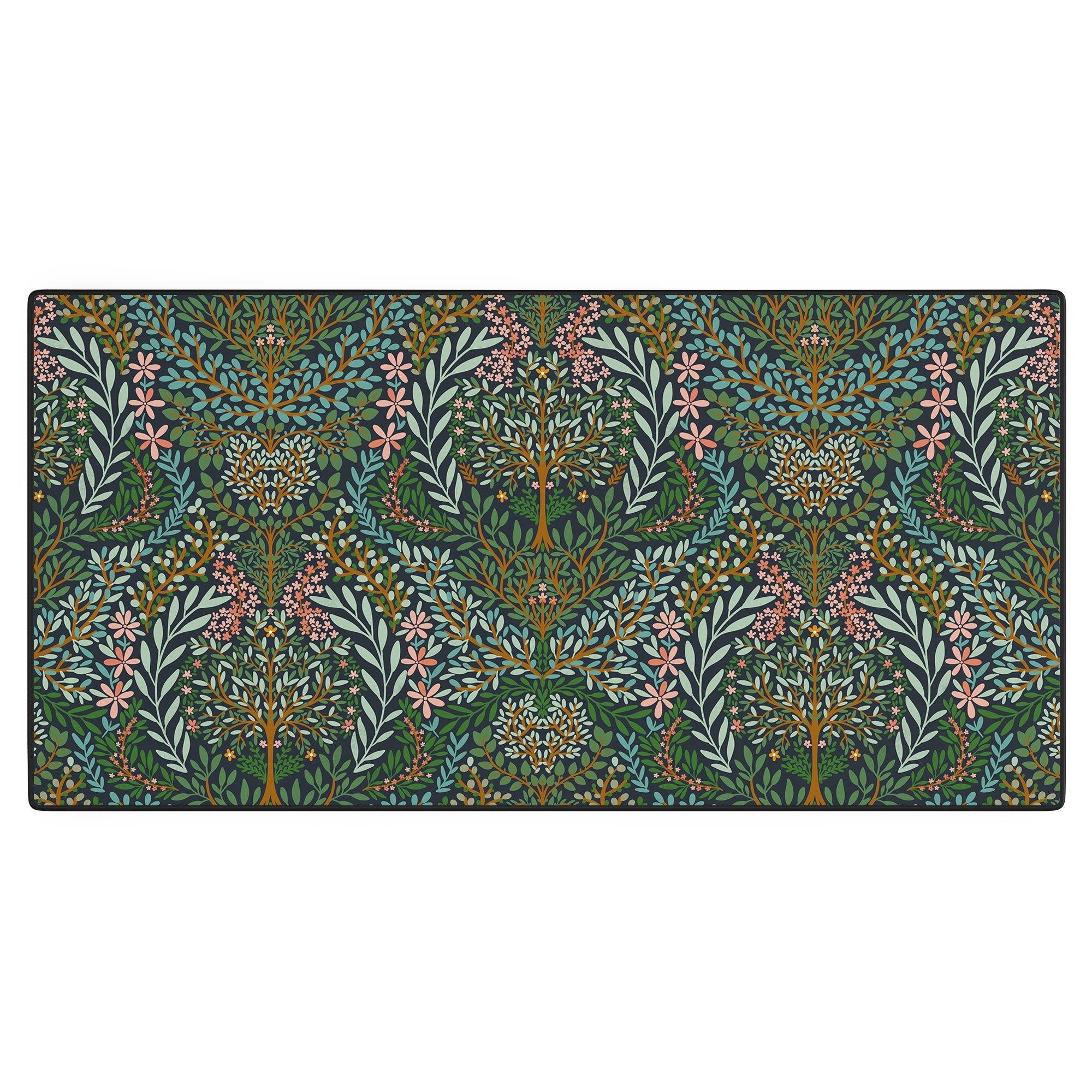 Marta Barragan Camarasa Enchanted Woodland Oasis Desk Mat