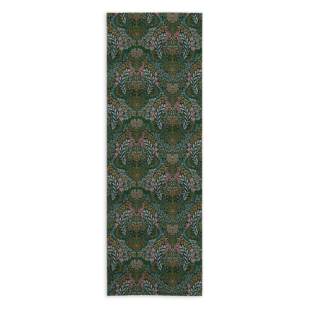 Marta Barragan Camarasa Enchanted Woodland Oasis Yoga Towel
