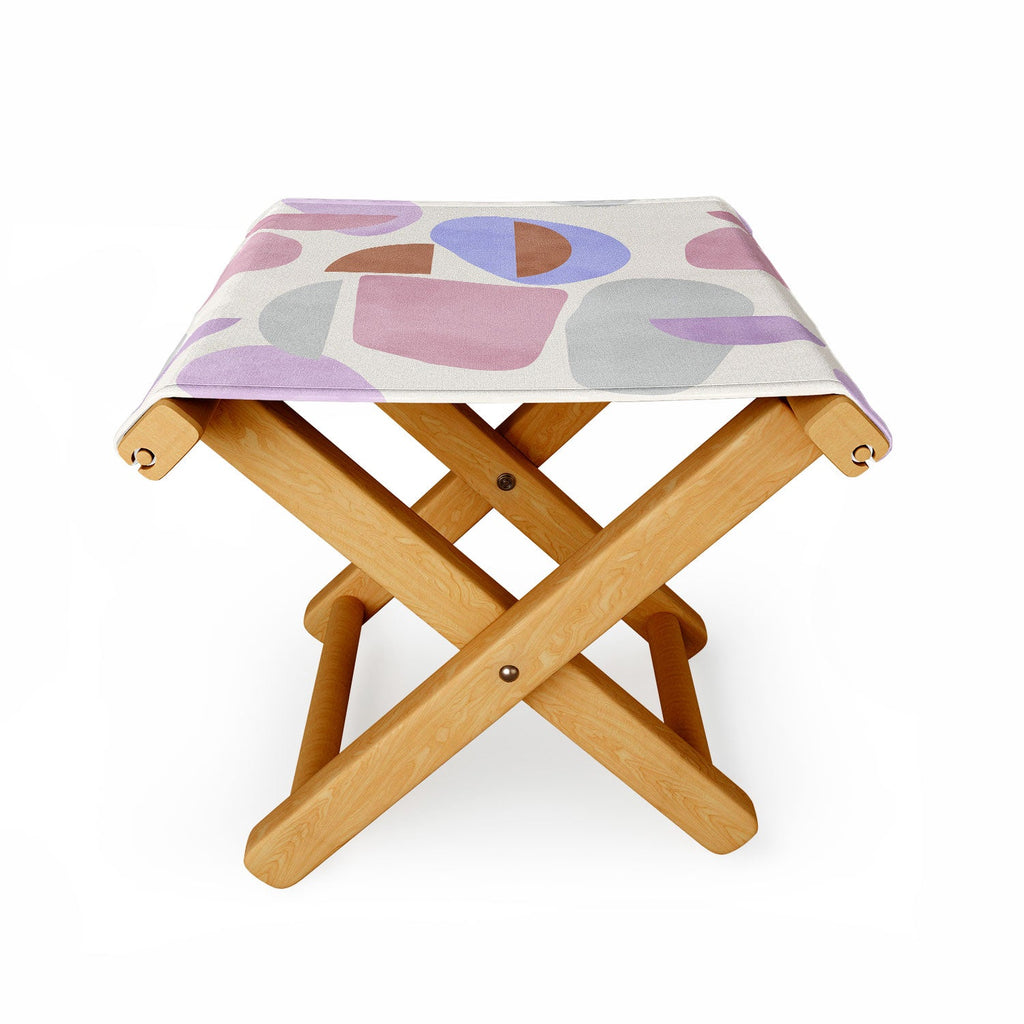 Marta Barragan Camarasa Geometric shapes 78G Folding Stool