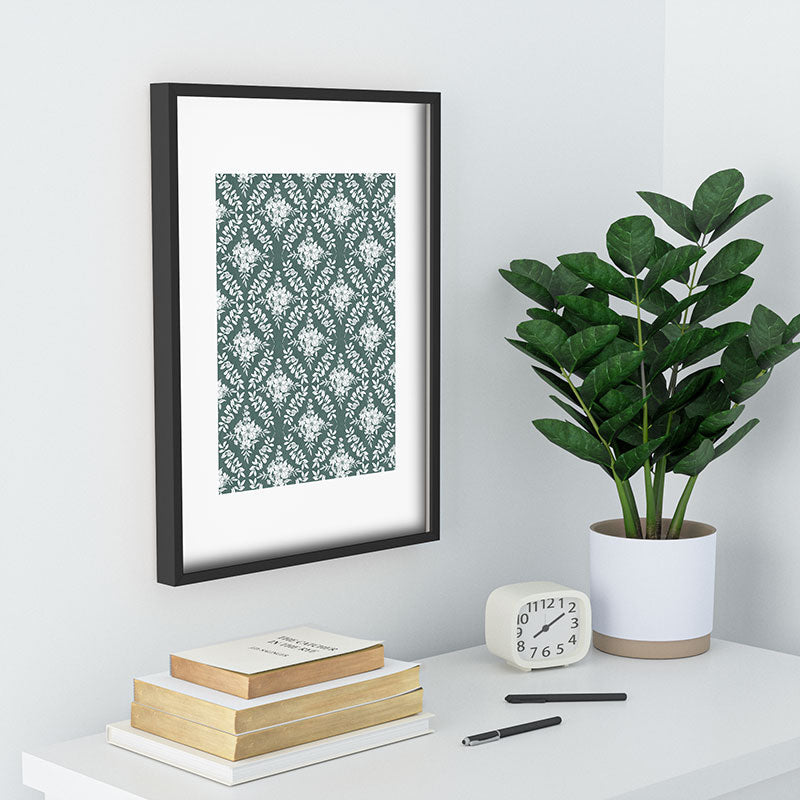 Marta Barragan Camarasa Greenery Delight Recessed Framing Rectangle