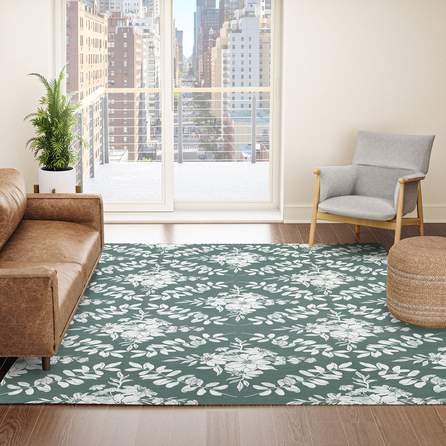 Marta Barragan Camarasa Greenery Delight Area Rug