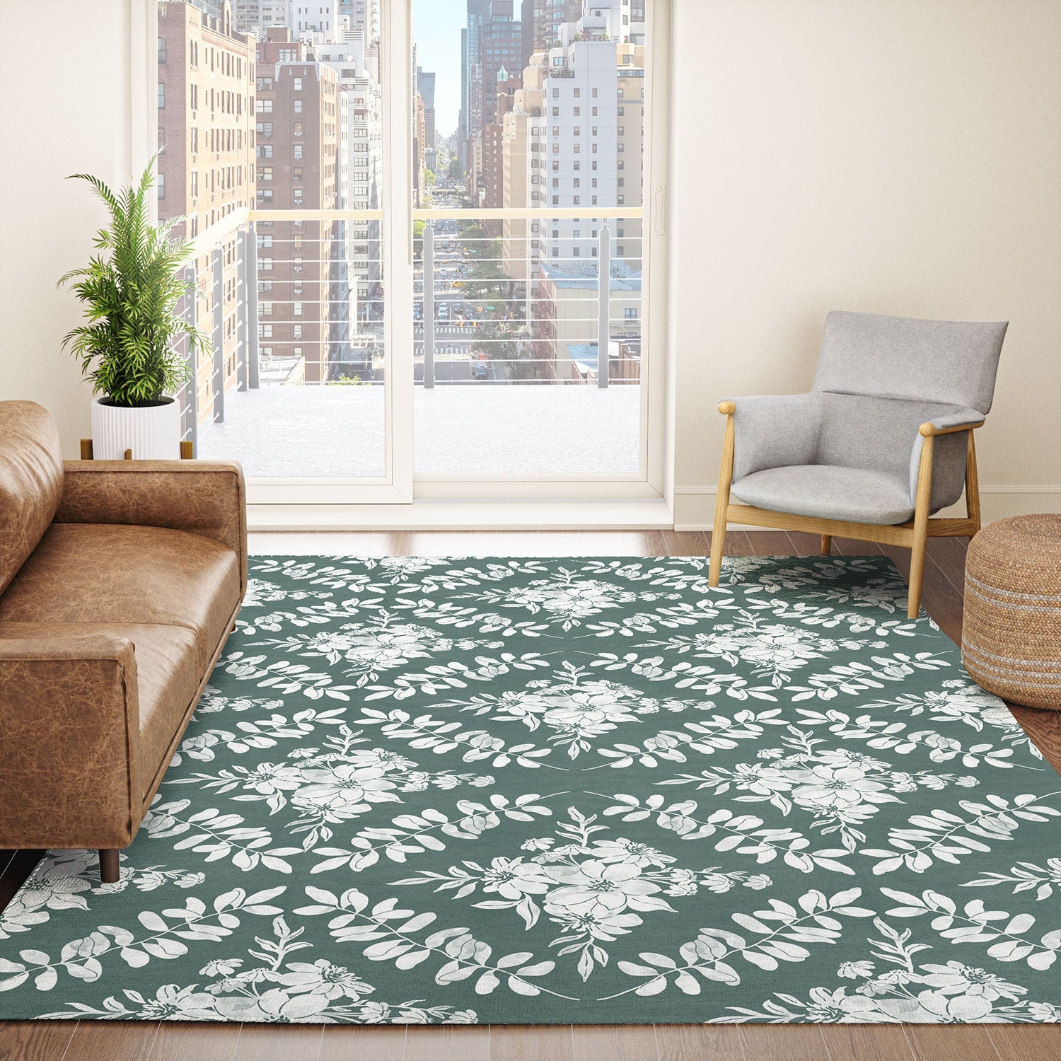 Marta Barragan Camarasa Greenery Delight Area Rug