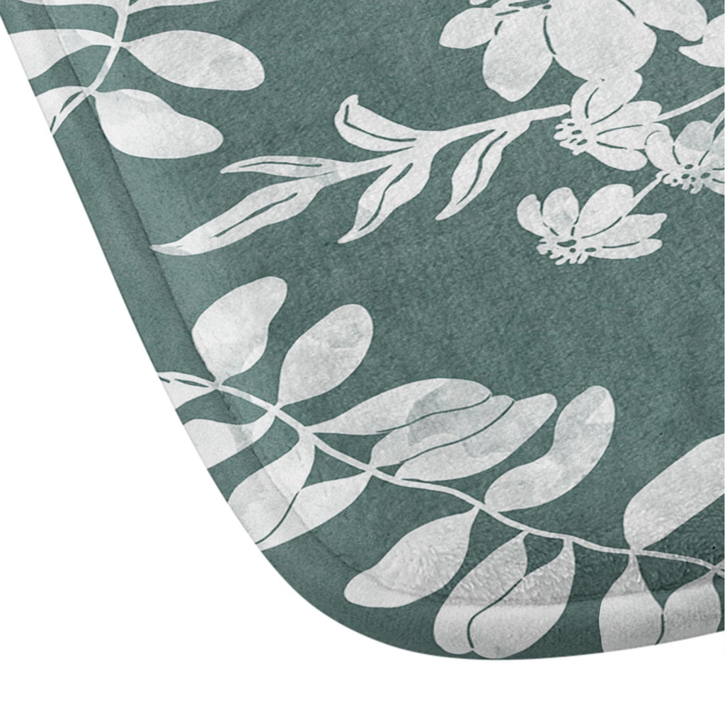Marta Barragan Camarasa Greenery Delight Memory Foam Bath Mat