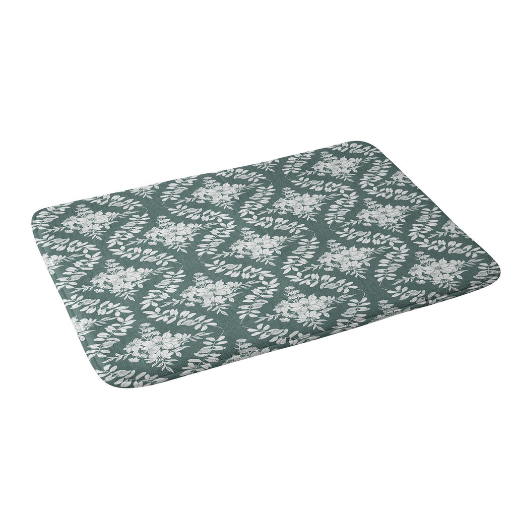 Marta Barragan Camarasa Greenery Delight Memory Foam Bath Mat