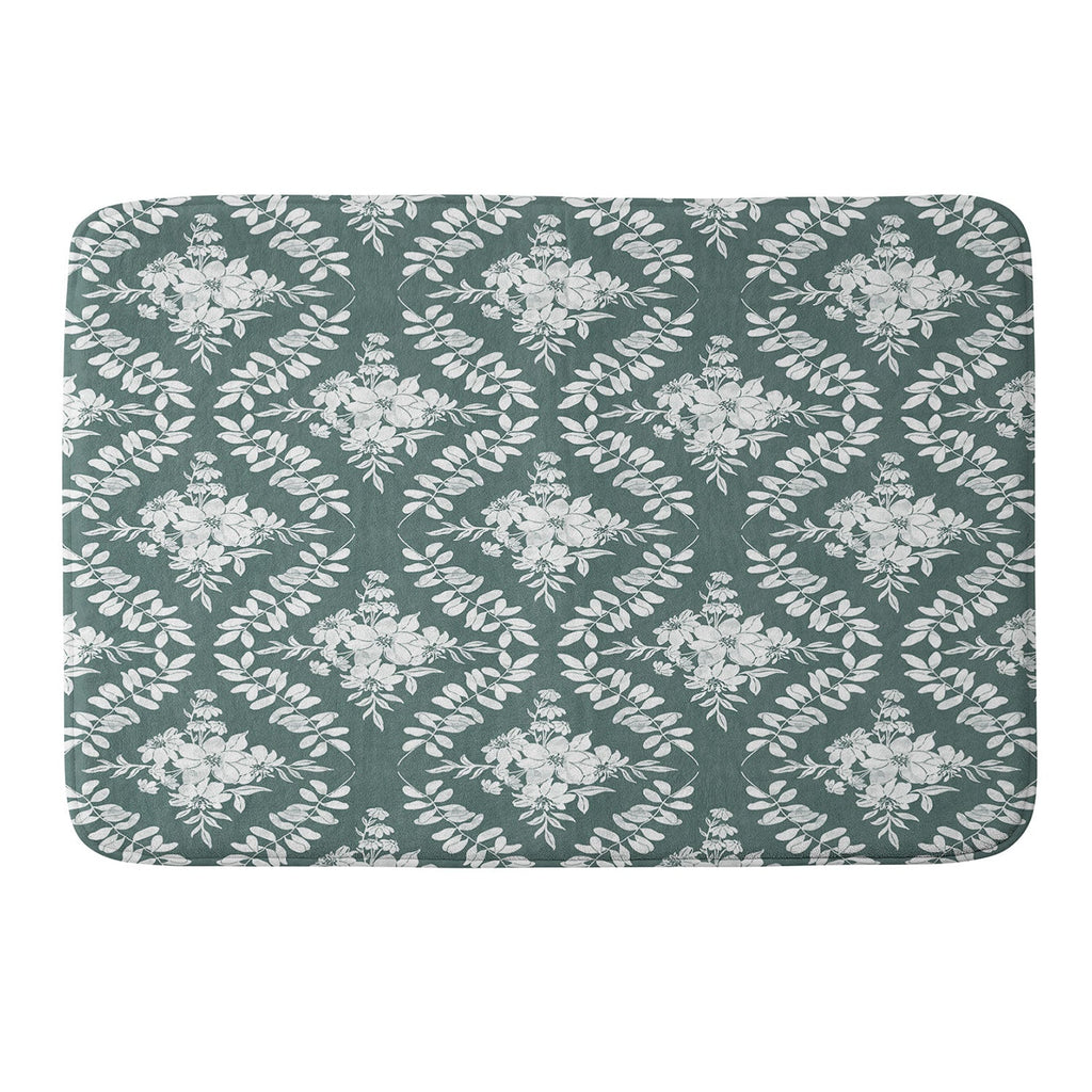 Marta Barragan Camarasa Greenery Delight Memory Foam Bath Mat