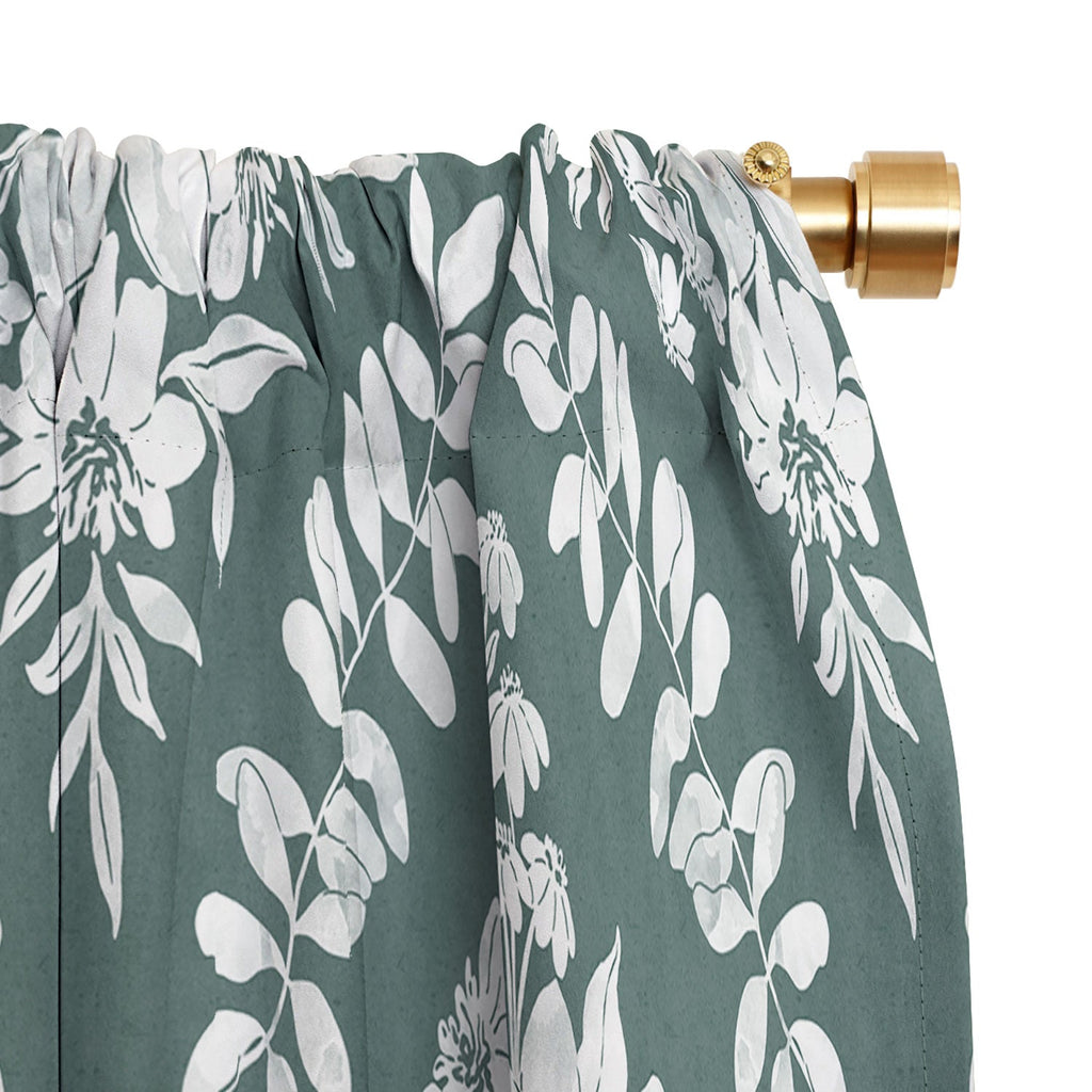 Marta Barragan Camarasa Greenery Delight Blackout Window Curtain