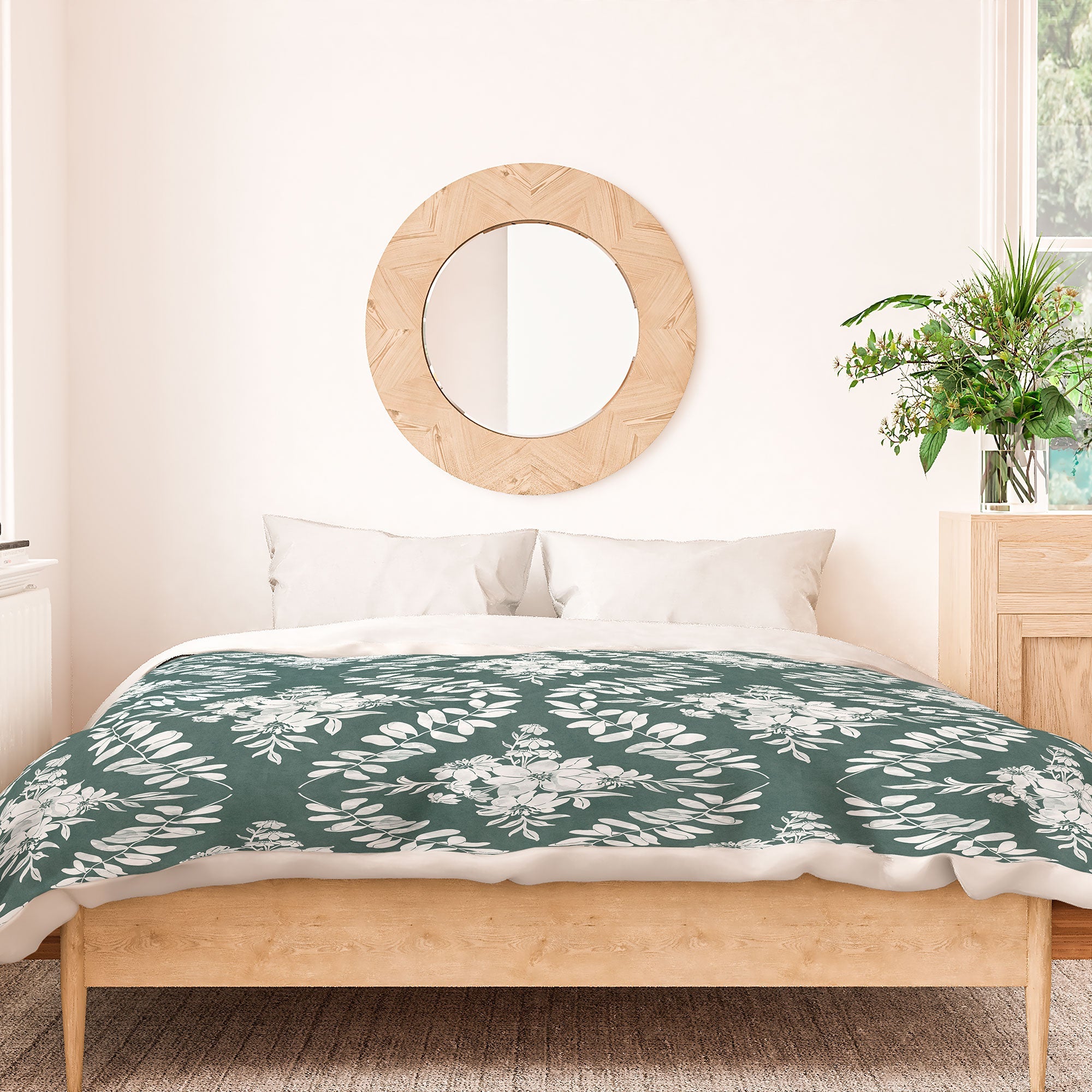 Marta Barragan Camarasa Greenery Delight Duvet Cover