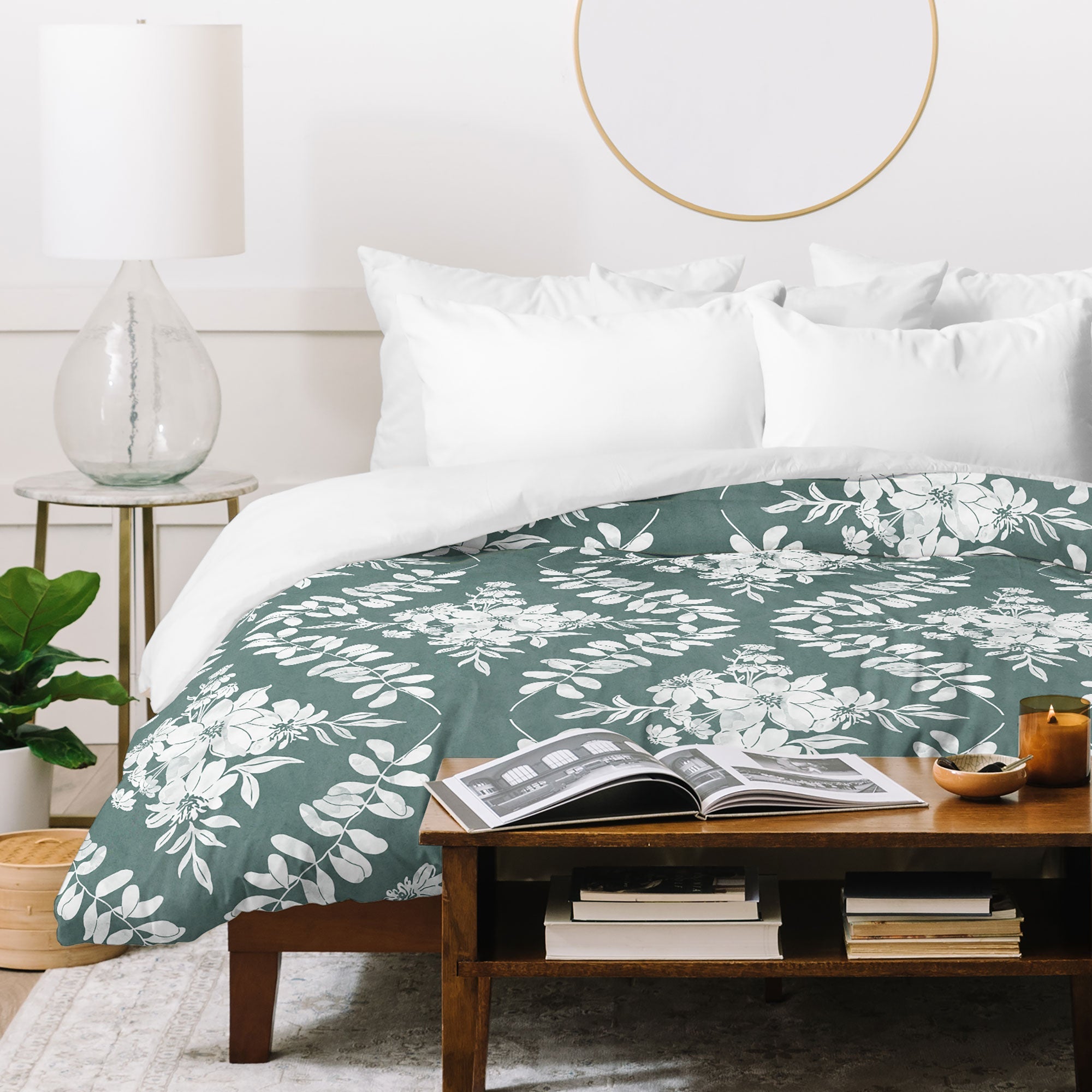 Marta Barragan Camarasa Greenery Delight Duvet Cover