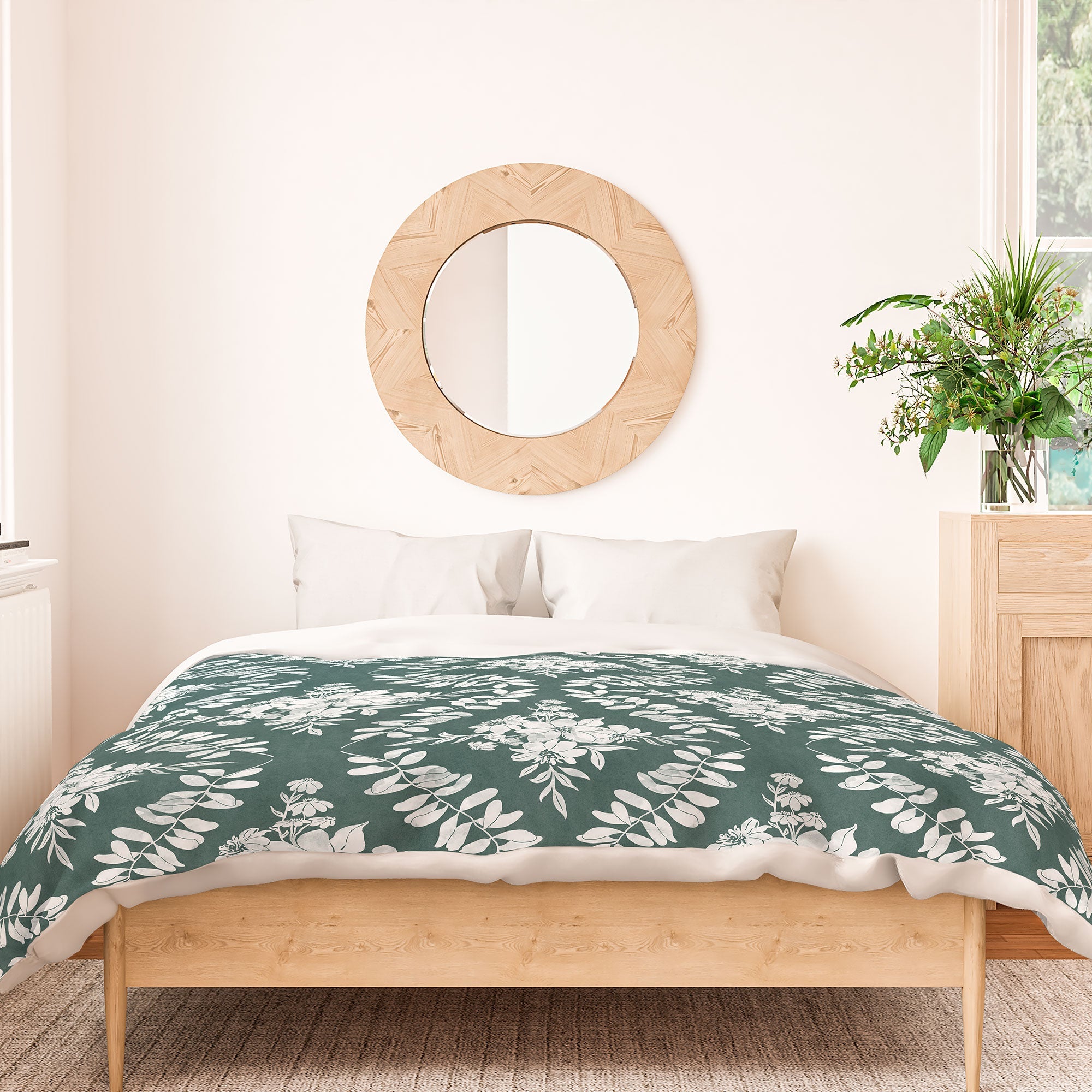 Marta Barragan Camarasa Greenery Delight Duvet Cover