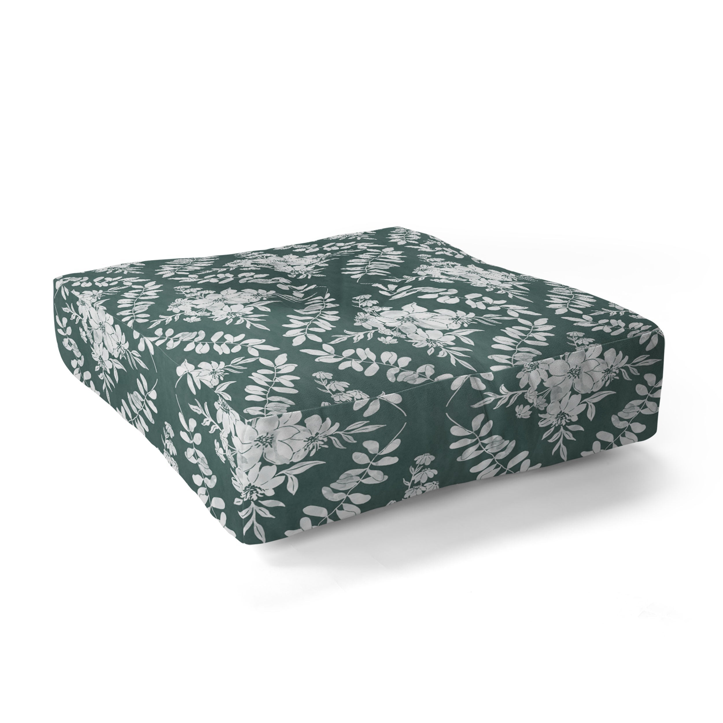Marta Barragan Camarasa Greenery Delight Floor Pillow Square