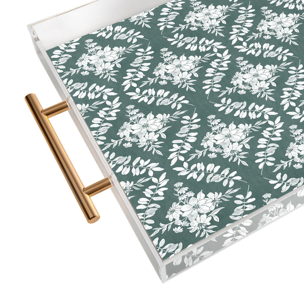 Marta Barragan Camarasa Greenery Delight Acrylic Tray