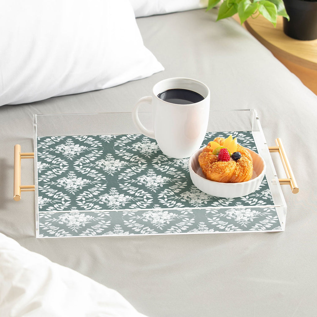 Marta Barragan Camarasa Greenery Delight Acrylic Tray