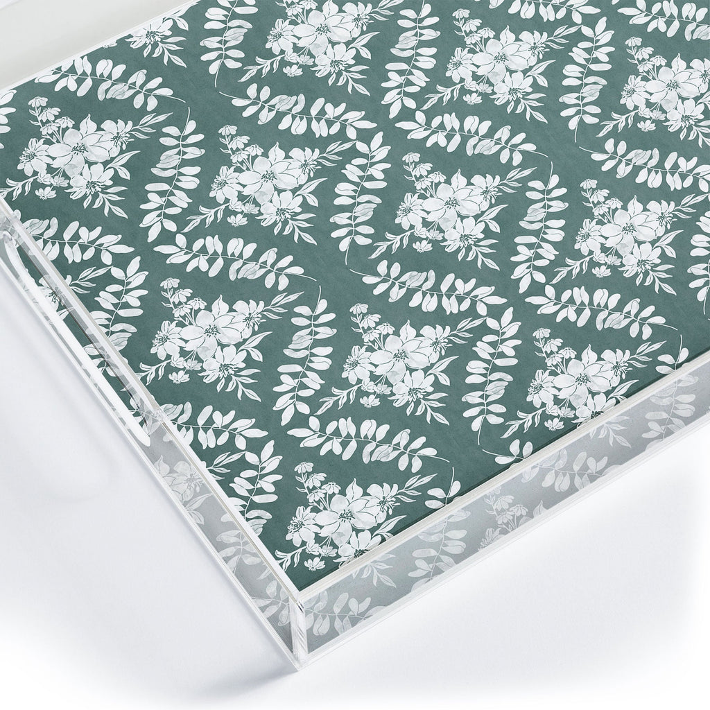 Marta Barragan Camarasa Greenery Delight Acrylic Tray