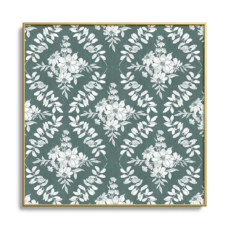 Marta Barragan Camarasa Greenery Delight Square Metal Framed Art Print