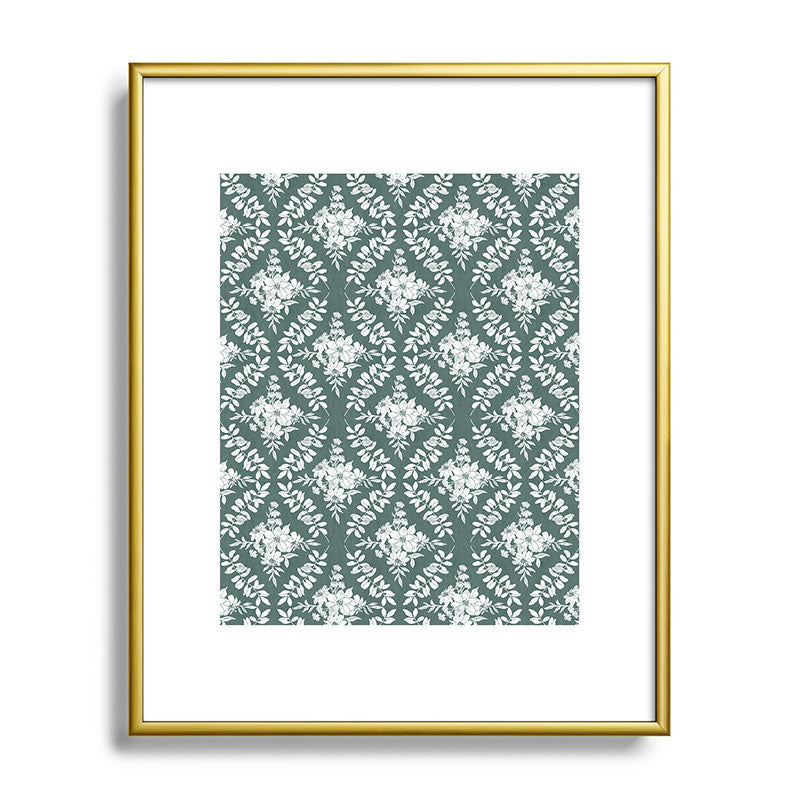 Marta Barragan Camarasa Greenery Delight Metal Framed Art Print