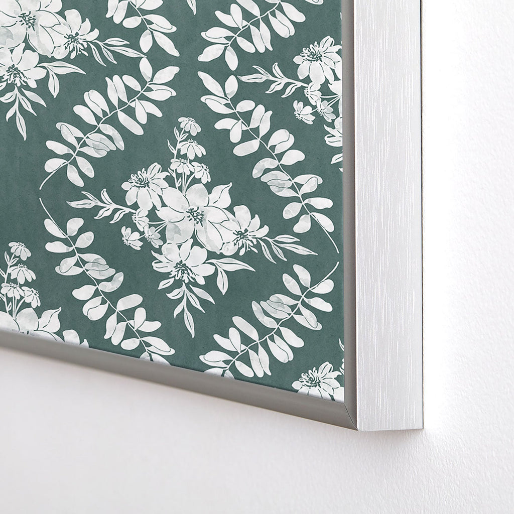 Marta Barragan Camarasa Greenery Delight Square Metal Framed Art Print