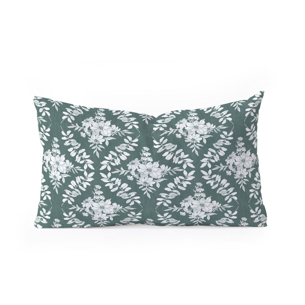 Marta Barragan Camarasa Greenery Delight Oblong Throw Pillow