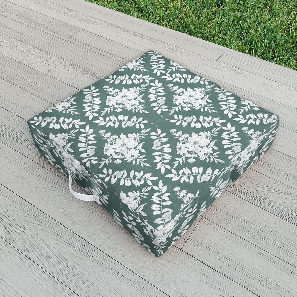 Marta Barragan Camarasa Greenery Delight Outdoor Floor Cushion