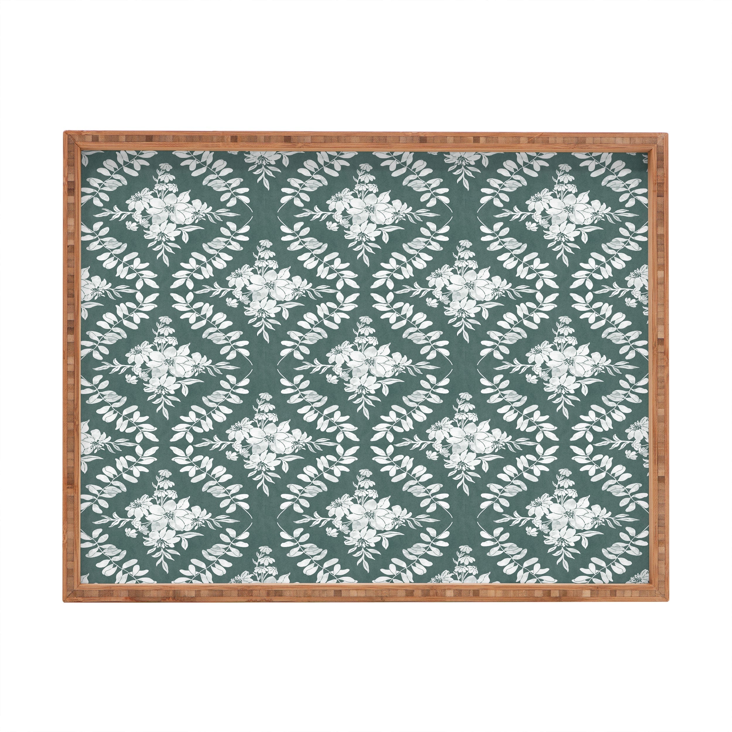 Marta Barragan Camarasa Greenery Delight Rectangular Tray