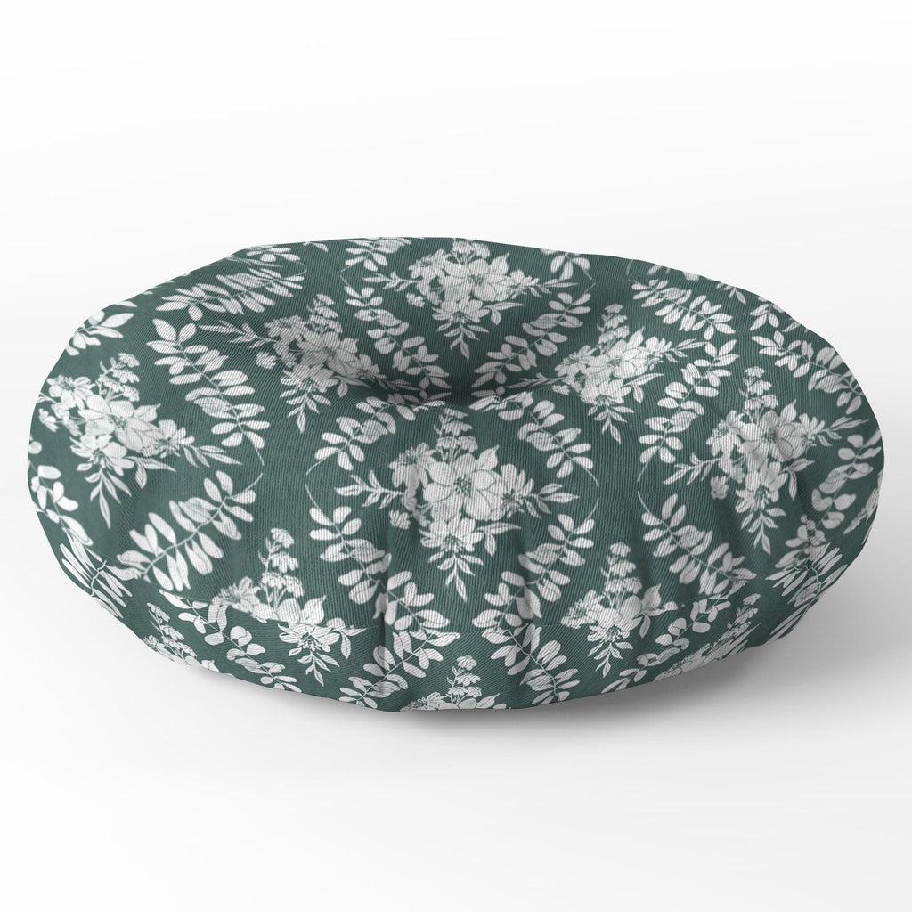 Marta Barragan Camarasa Greenery Delight Floor Pillow Round
