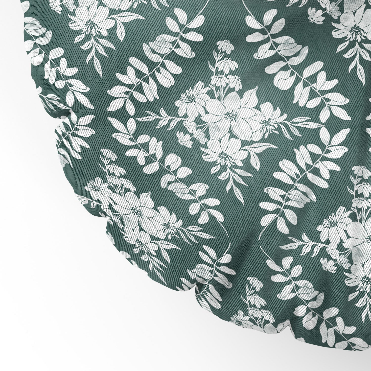 Marta Barragan Camarasa Greenery Delight Floor Pillow Round