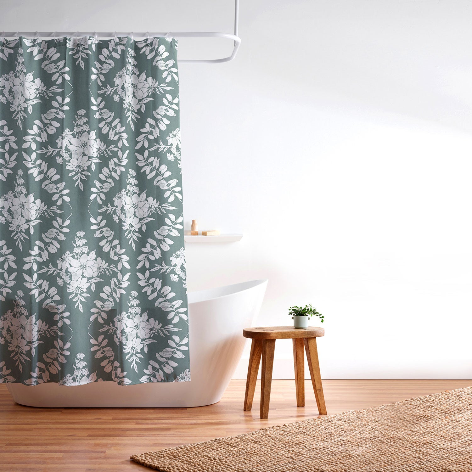 Marta Barragan Camarasa Greenery Delight Shower Curtain