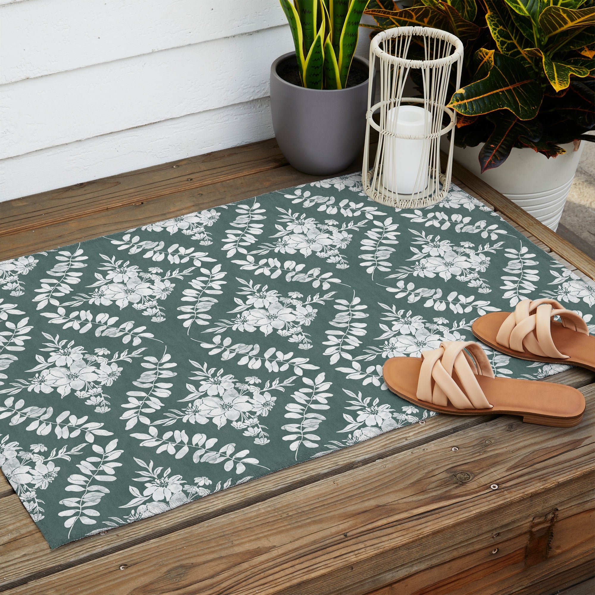 Marta Barragan Camarasa Greenery Delight Outdoor Rug