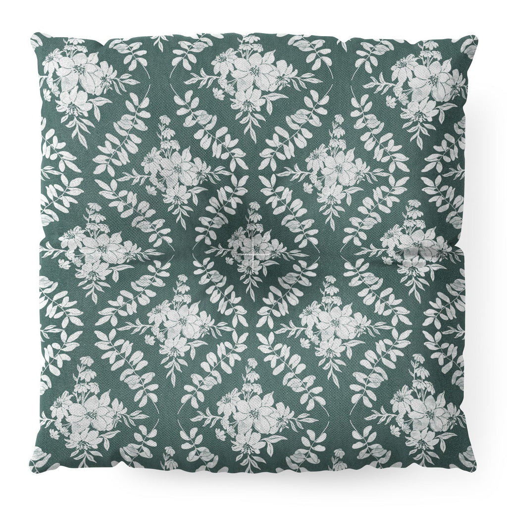 Marta Barragan Camarasa Greenery Delight Floor Pillow Square