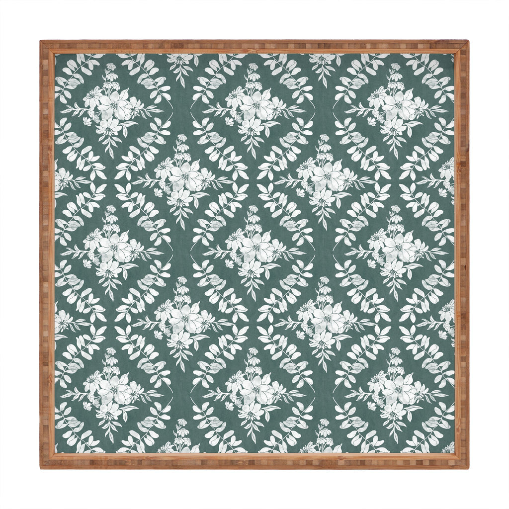 Marta Barragan Camarasa Greenery Delight Square Tray