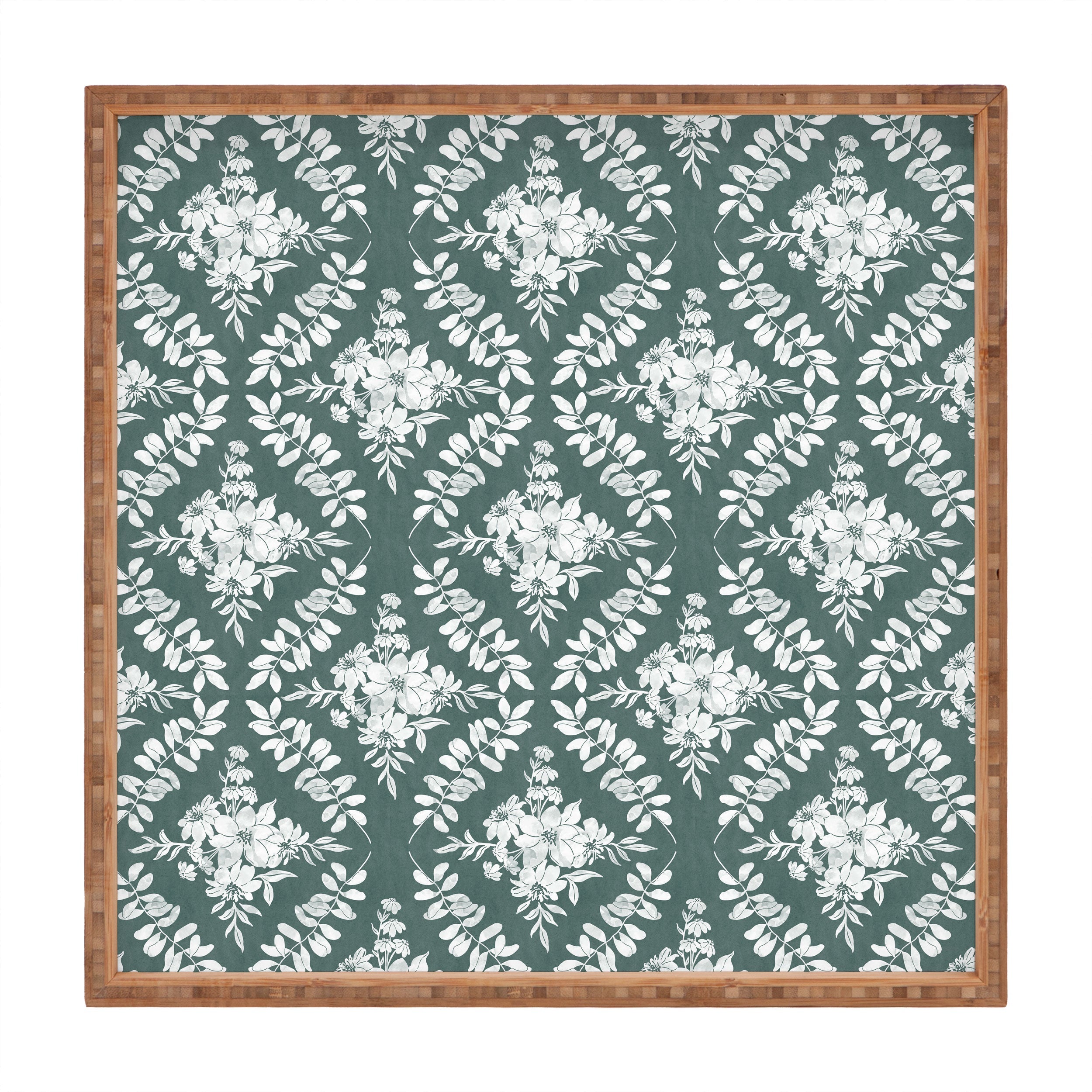 Marta Barragan Camarasa Greenery Delight Square Tray