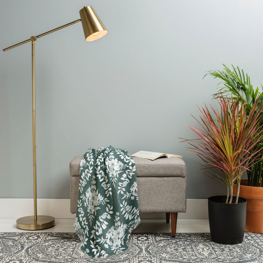 Marta Barragan Camarasa Greenery Delight Throw Blanket