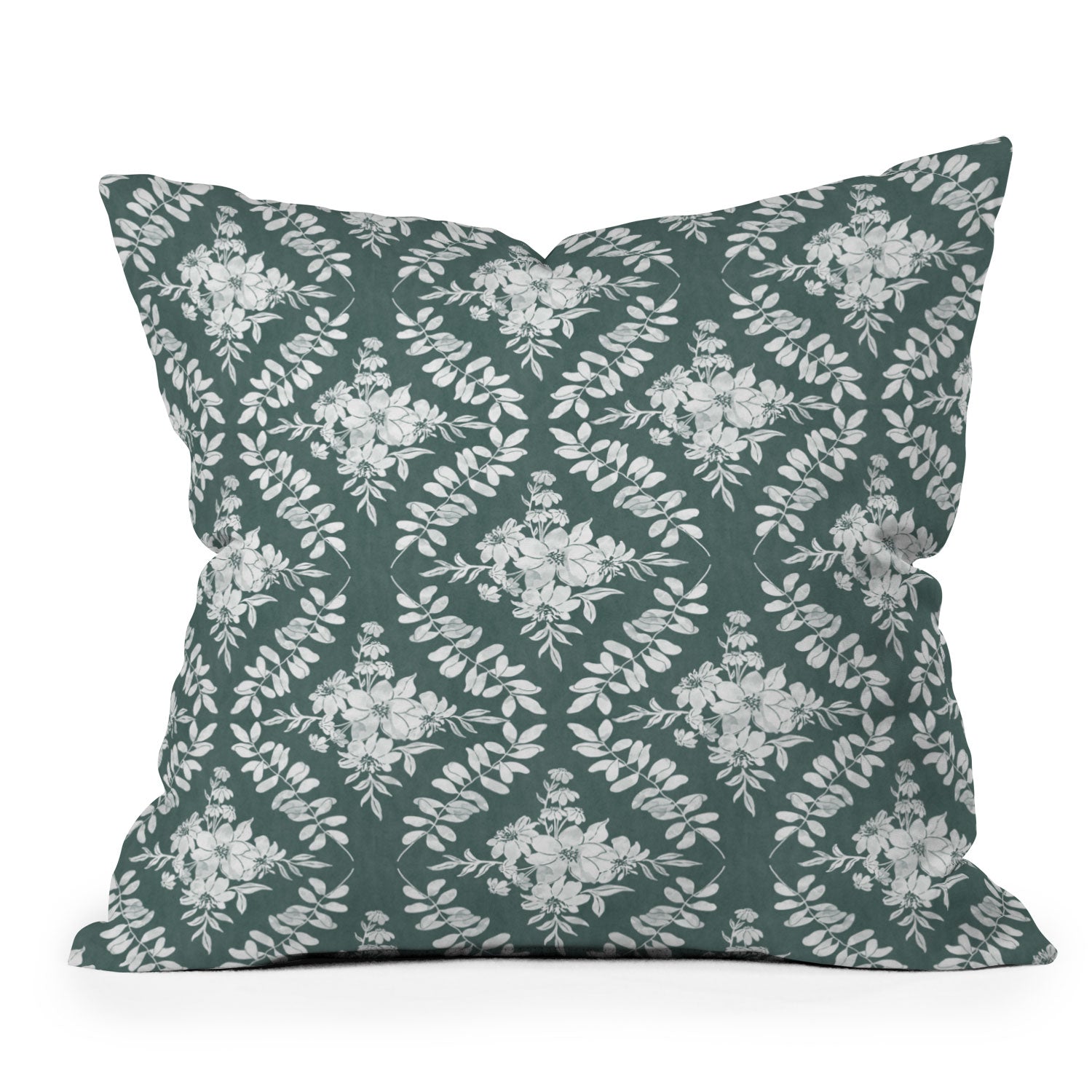 Marta Barragan Camarasa Greenery Delight Outdoor Throw Pillow