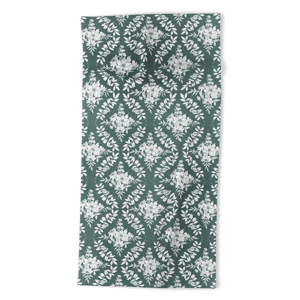 Marta Barragan Camarasa Greenery Delight Beach Towel
