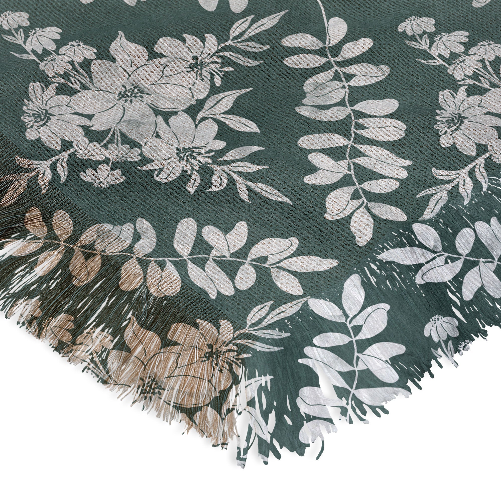 Marta Barragan Camarasa Greenery Delight Throw Blanket