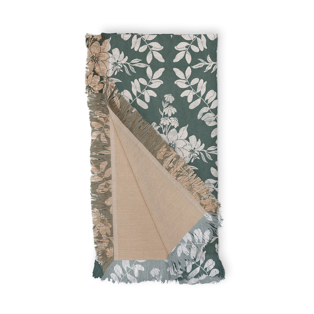 Marta Barragan Camarasa Greenery Delight Throw Blanket