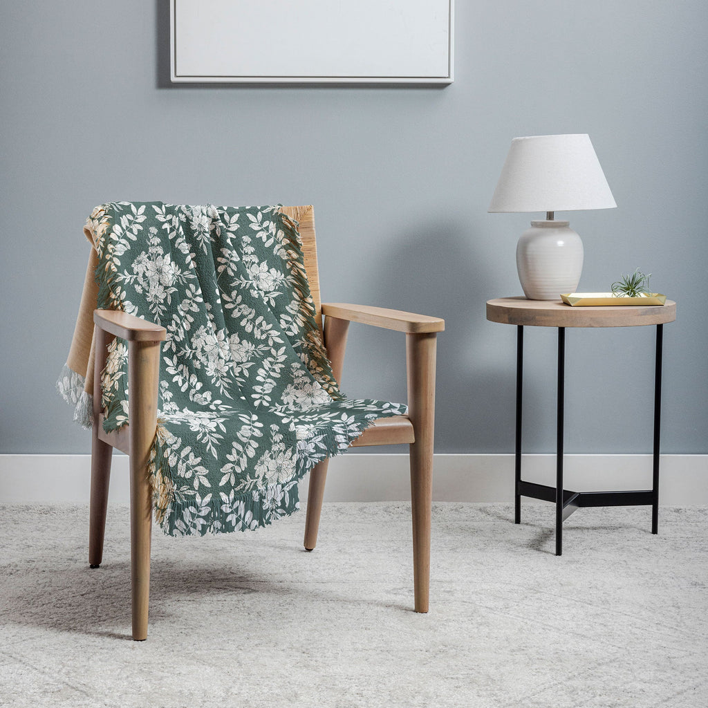 Marta Barragan Camarasa Greenery Delight Throw Blanket