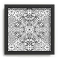 Marta Barragan Camarasa Intricate Floral Symmetry Recessed Framing Square
