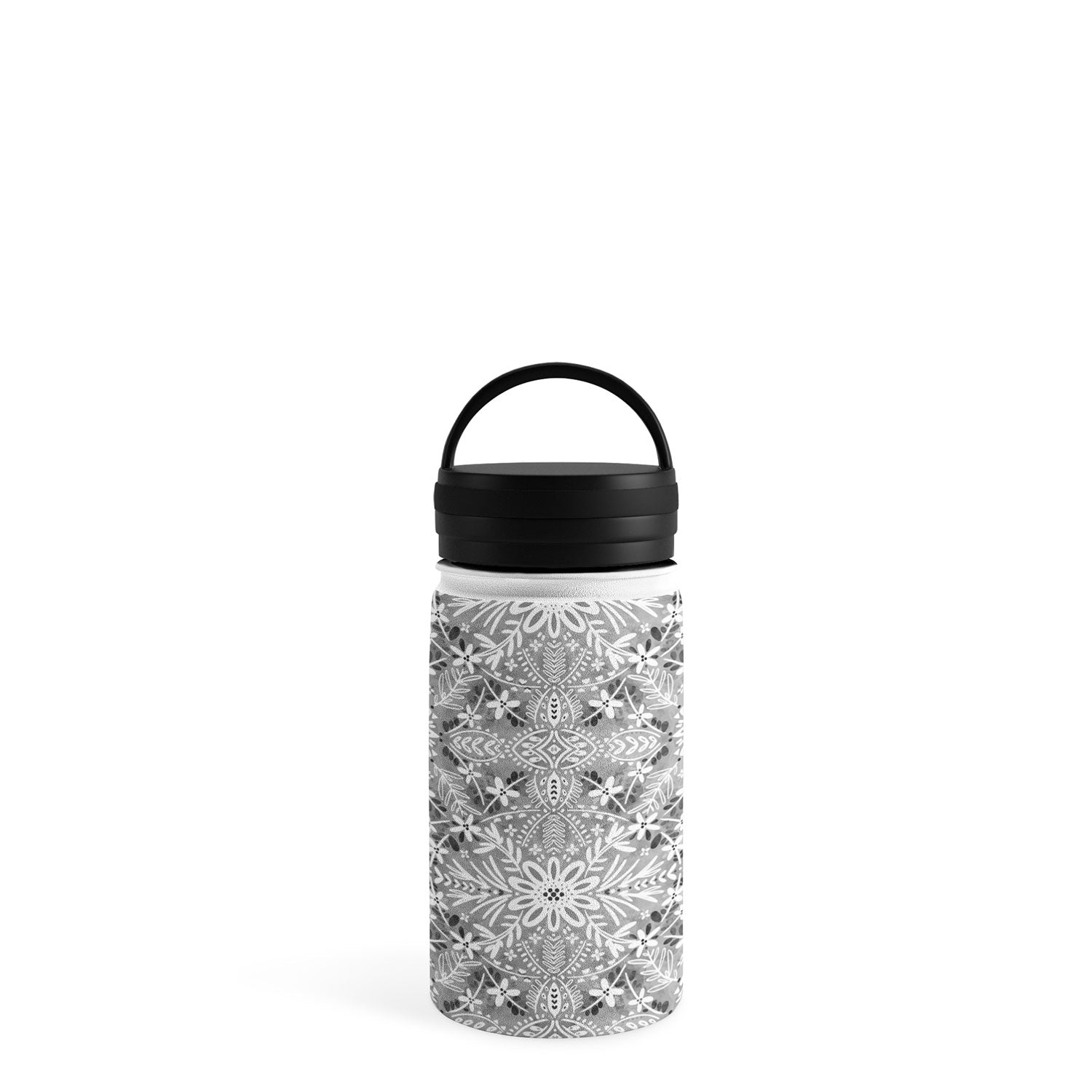 Marta Barragan Camarasa Intricate Floral Symmetry Water Bottle