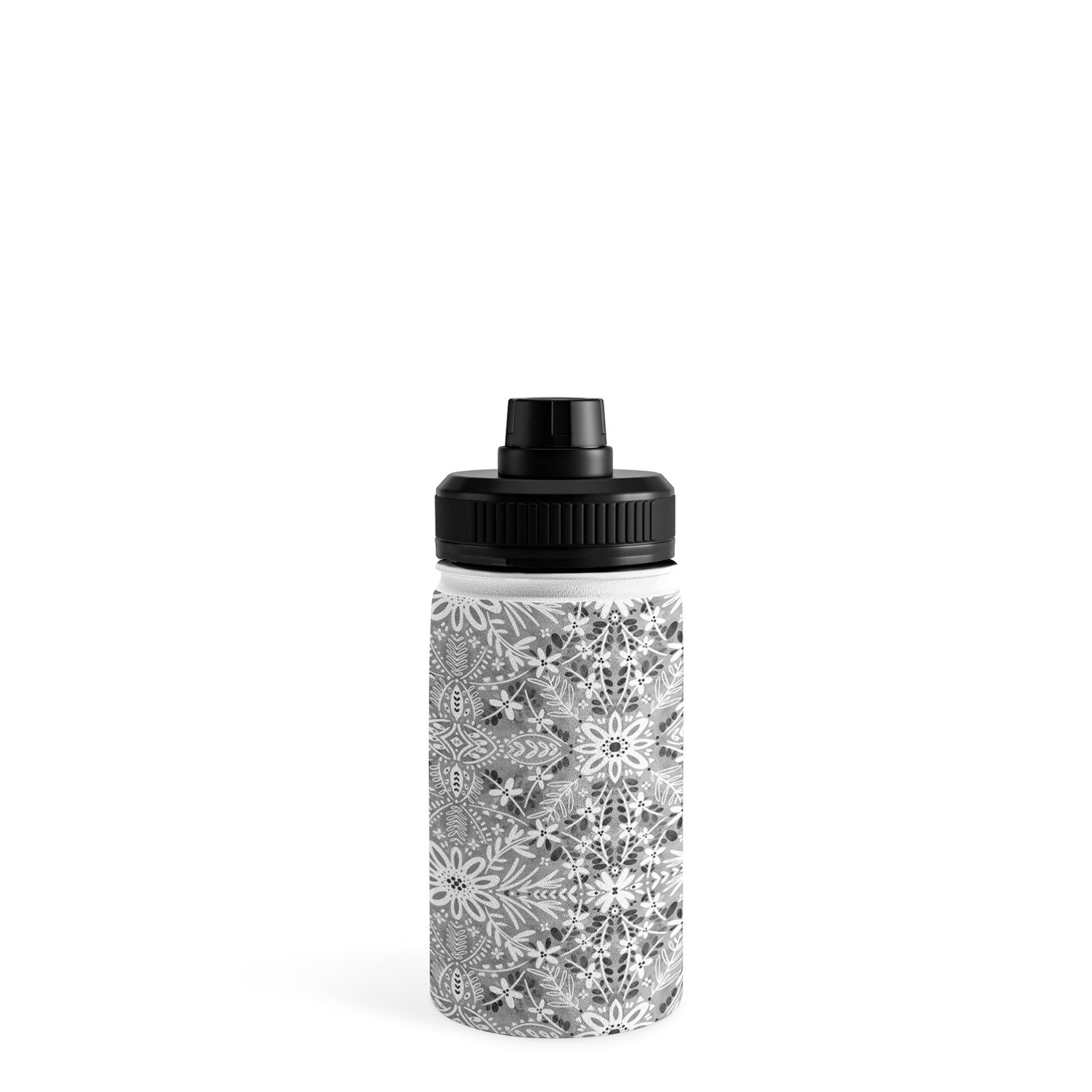 Marta Barragan Camarasa Intricate Floral Symmetry Water Bottle